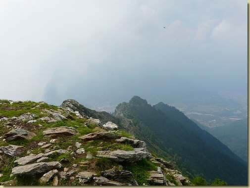 la cresta nord del Pizzo delle Pecore 