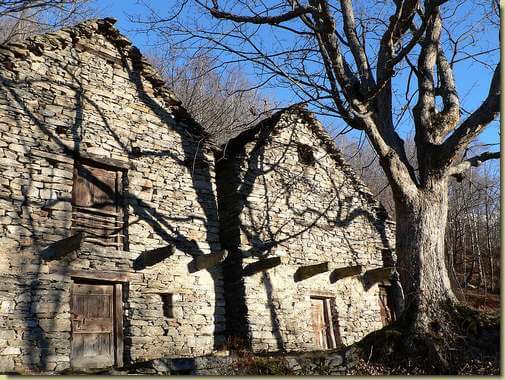 baite presso l'Alpe Prou  