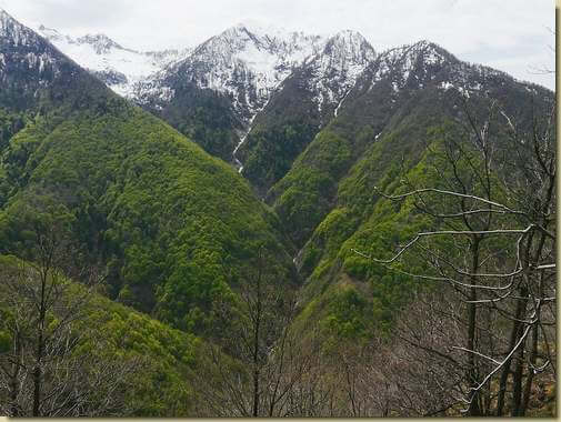 vista verso il Pizzo delle Pecore 