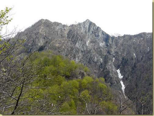 versante sud della Punta Pozzolo 