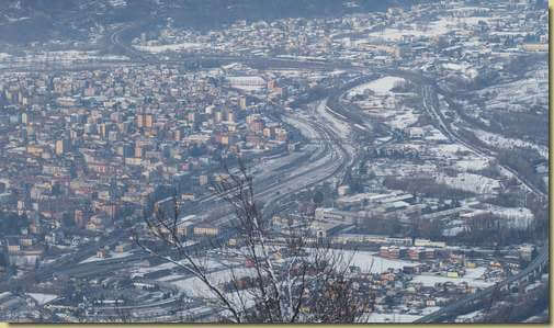 neve anche a Domodossola...