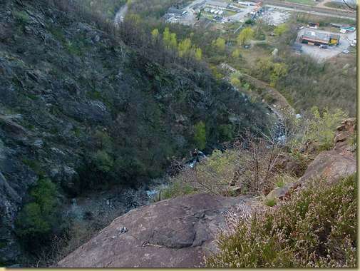 vista verso l'uscita del Rio Crot...