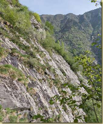 il versante da traversare...
