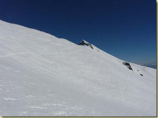 la cresta ovest del Pizzo Ragno...  