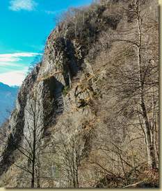 le pareti del Vallone di Bettola...