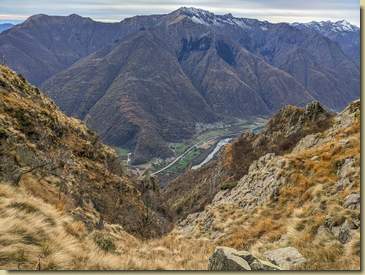 vista sulla cresta del Massone...