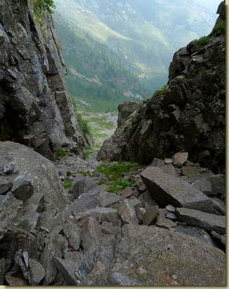 nel canalino...