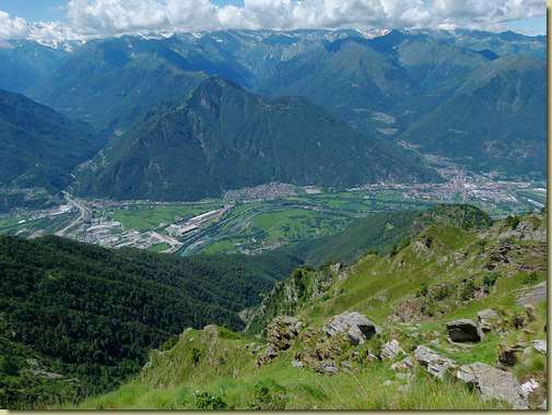 panorama dalla cresta...