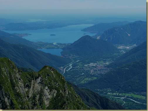 vista verso i laghi...