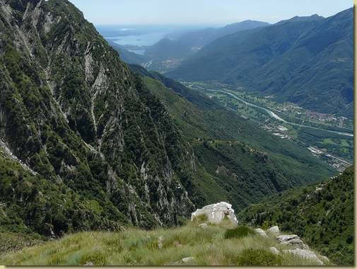 vista su I Curt e la piana Ossolana 