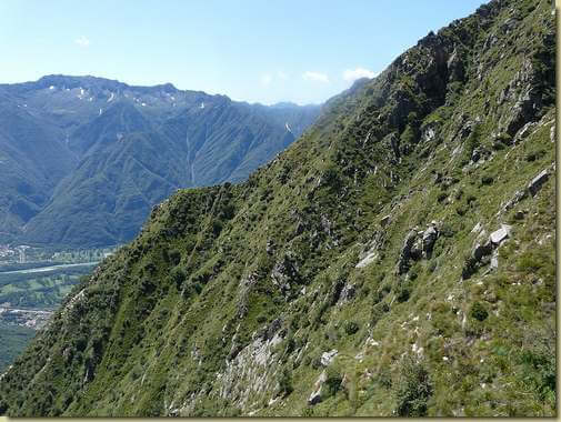 il crestone dell'Alpe Vallard 
