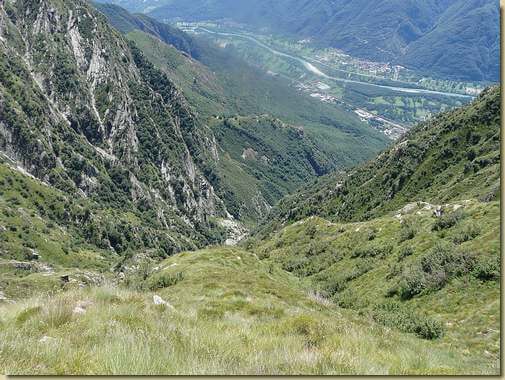 salendo verso il Pizzo delle Pecore... 