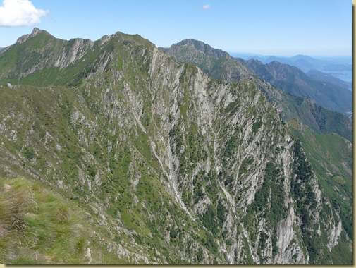il versante nord della quota 1946 m. 