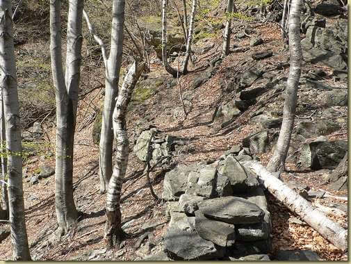 sullo sperone dopo il Balm...