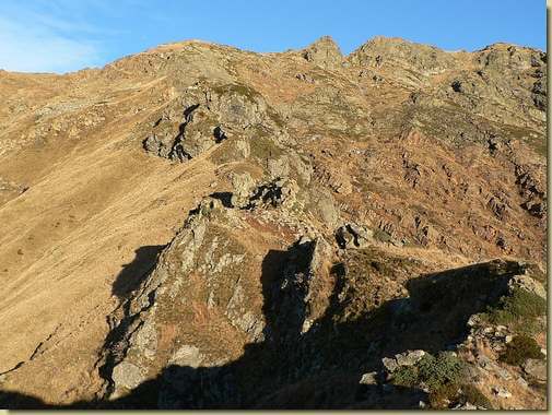 sullo sperone di Seriago