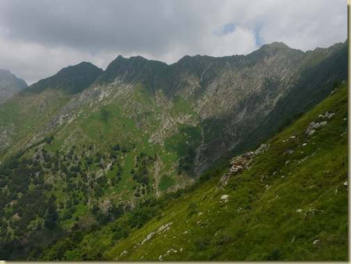 vista verso la Piota 
