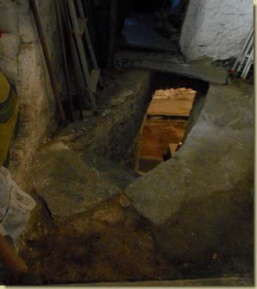 ingresso della ghiacciaia...