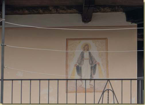 affresco di Cà d'Balutit (dipinto da Bruno Pella)