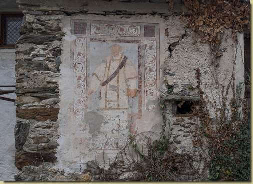 affresco di S. Bernardo (1670) di Cà d'la Muta... (località Cà Nova)
