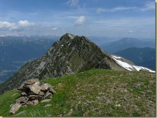 il Pizzo Ragno visto dal Pizzo Nona 