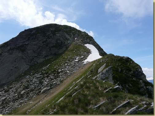 la cima del Pizzo Ragno dalla Costa Scarone