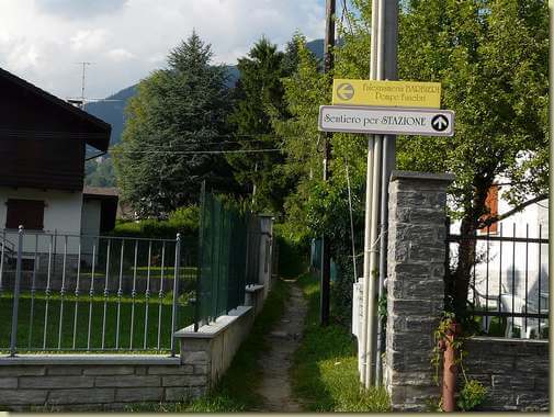 'sentiero per stazione'...  