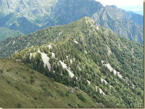 il Mottac e l'Alpe Curtin