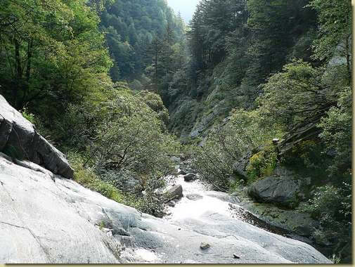 Rio del Ragozzale - all'inizio della salita alla Costa Rondino