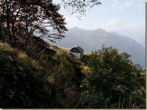 arrivo all'Alpe Morgagno