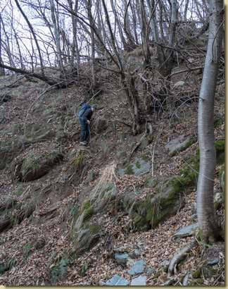 scendendo al canale...