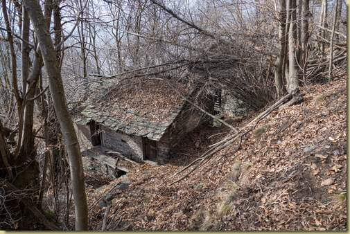 le baite inferiori di Pra di Sopra...