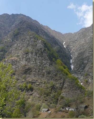 la cresta sud della Cima Saler...