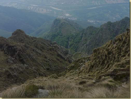vista verso La Colla e l'Alpe Saler