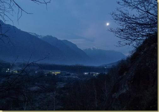 partenza dal fondovalle...