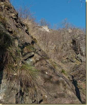 il versante sud del Sasso Grande...