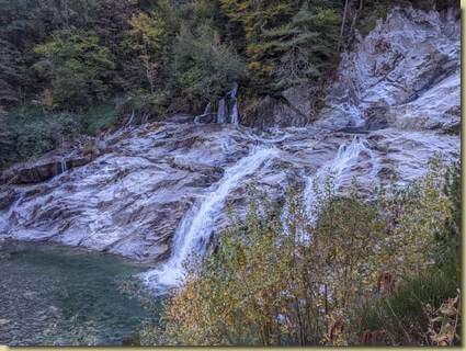 partenza dalla cascata "i Camini" a Malesco...