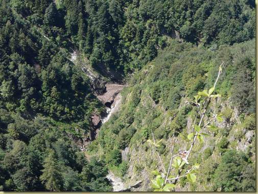 il dosso del Pianazzaccio (a destra), e l'incrocio dei canali... 