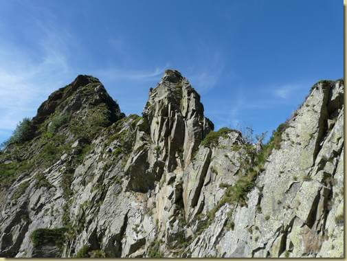 la cresta che scende dalla Colma Piana 