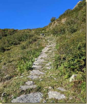 sentiero per Scaredi...