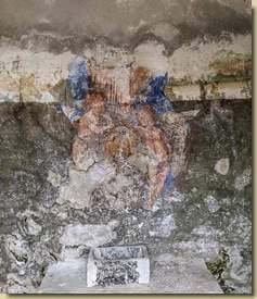 quel che rimane dell'affresco...