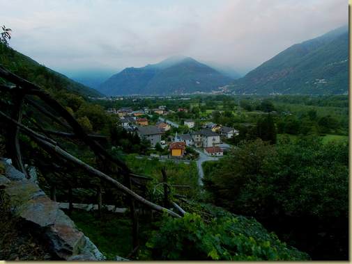 partenza dal fondovalle Ossolano...
