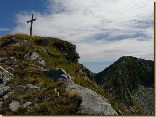 arrivo alla croce del Tignolino di Trontano 