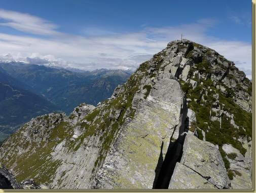 la cima del Tignolino di Trontano 