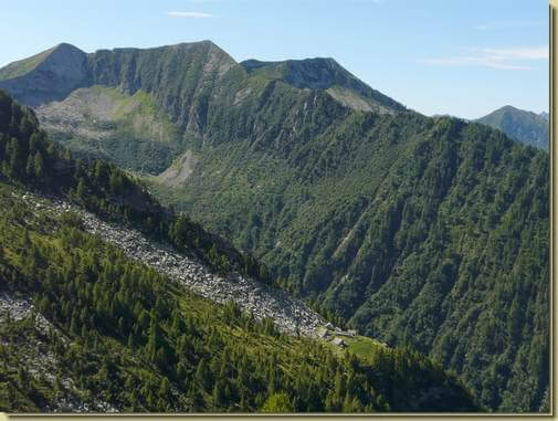 Alpe Rina e il Pizzo Desen 