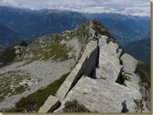 sulla cresta nord del Tignolino 