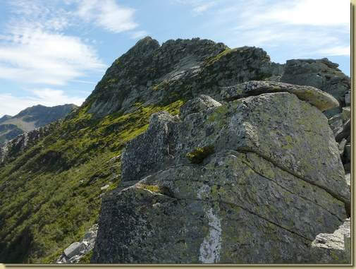 verso la cima del Tignolino di Trontano 
