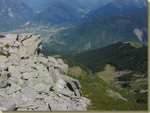 vista su Noccola e l'Alpe Campo
