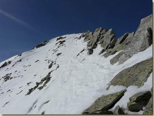 verso la cima del Tignolino... 