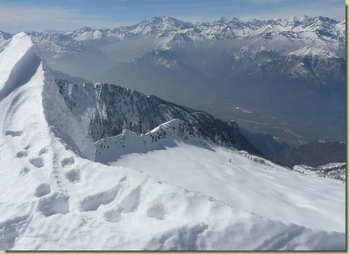 vista sul fornale di Rina 