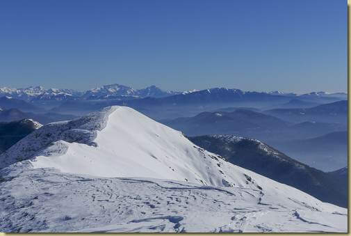 la dorsale verso Il Pizzo...